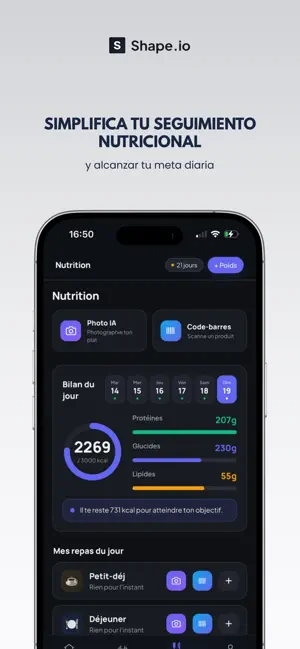 Shape.io: Gym & Nutrition screenshot 2
