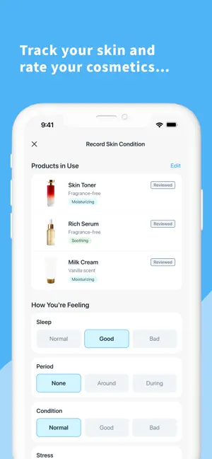 Skinice: Skin Diary & Tracker screenshot 4