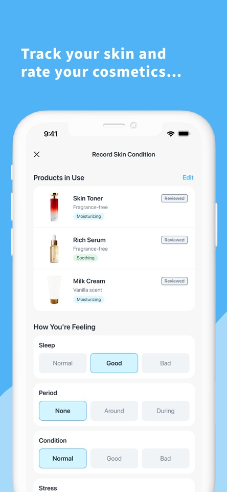 Skinice: Skin Diary & Tracker screenshot 4