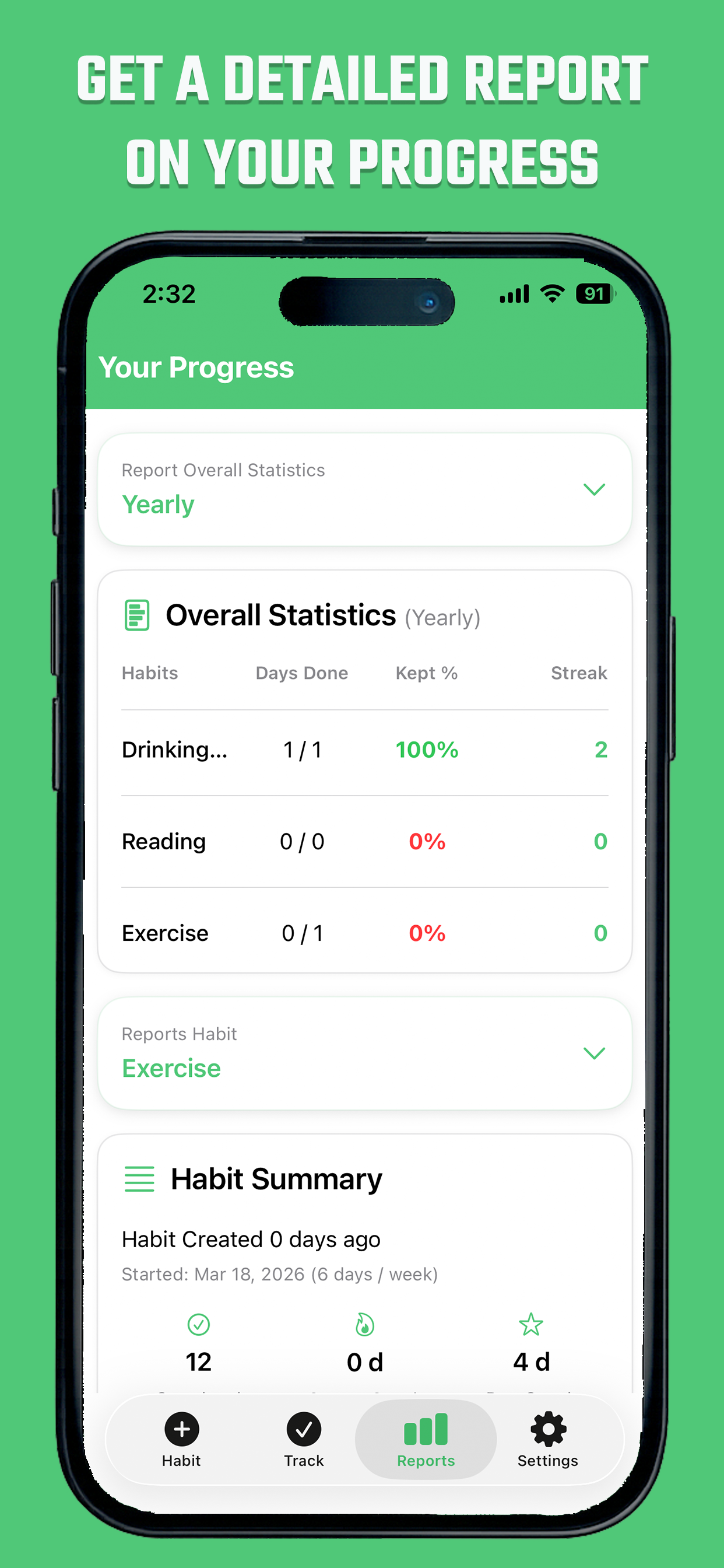 My Daily Habit Tracker: Goals