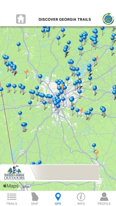 Discover Georgia Trails Screenshot