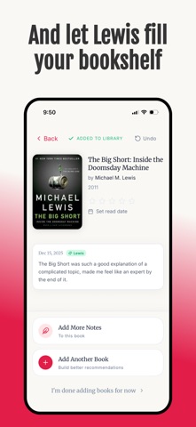 Lewis: Find Your Next Book screenshot
