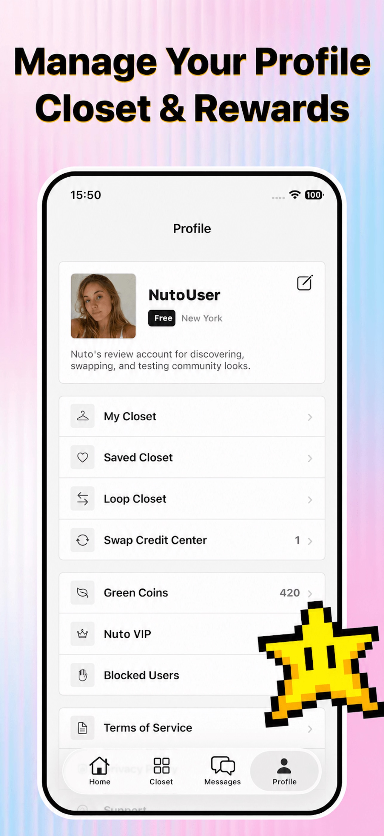 Screenshot 5 of Nuto: Social Closet