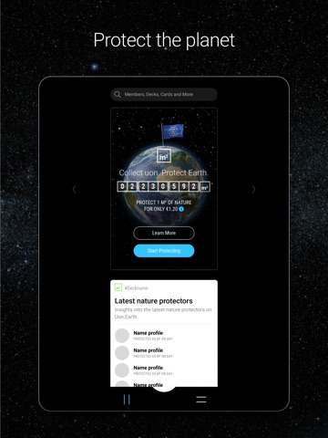 Uon.Earth iPad screenshot