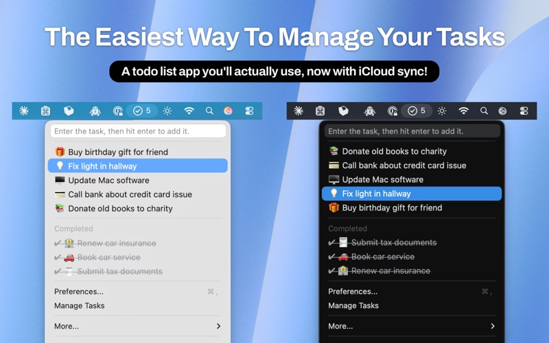 Screenshot #1 pour TaskTab: Simple To Do List