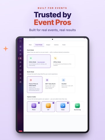 AI Photo Booth Pro: Software iPad screenshot