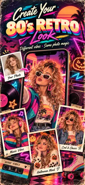 AI 80's Halloween Generator screenshot 3