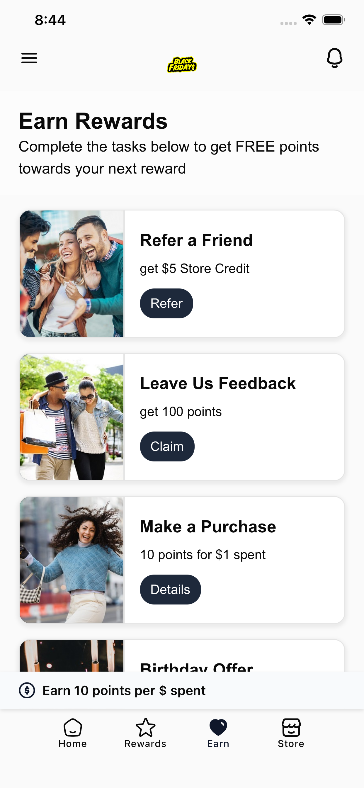 Black Fridays Rewards screenshot 3