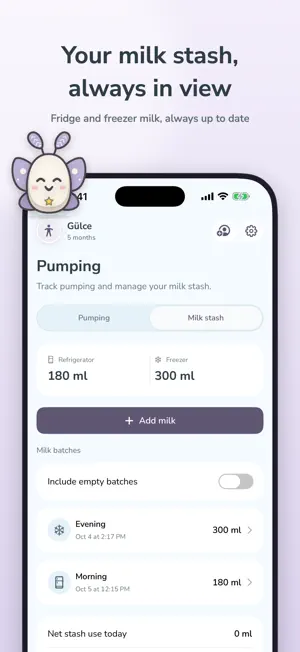 Murn: Pumping Tracker & Stash screenshot 2