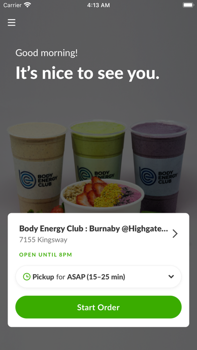 Body Energy Club Canada Screenshot