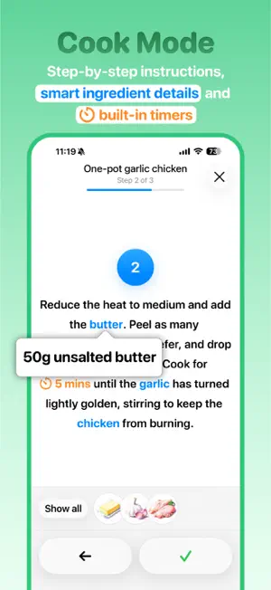 Rapp: Recipes & Shopping List screenshot 3