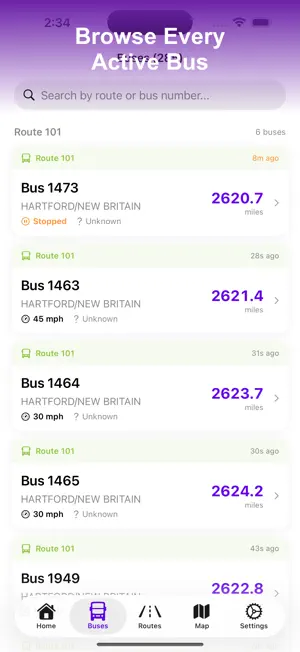 CT Bus - Live Bus Tracker screenshot 3