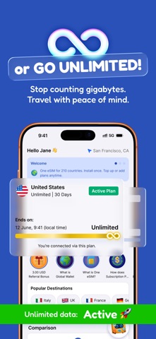 Qrispy eSIM screenshot