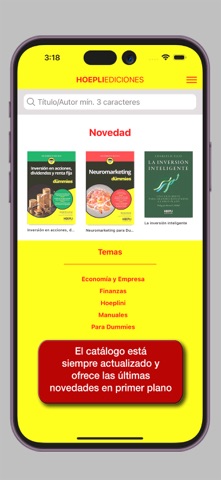 Catálogo Hoepli iPhone screenshot