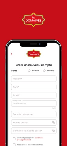 Boutique LES DOMAINES screenshot