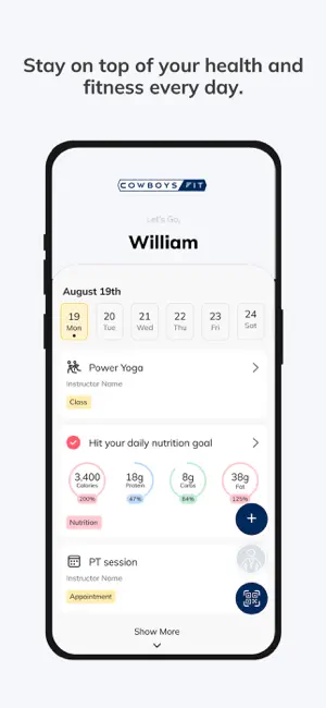 Cowboys Fit+ screenshot 2