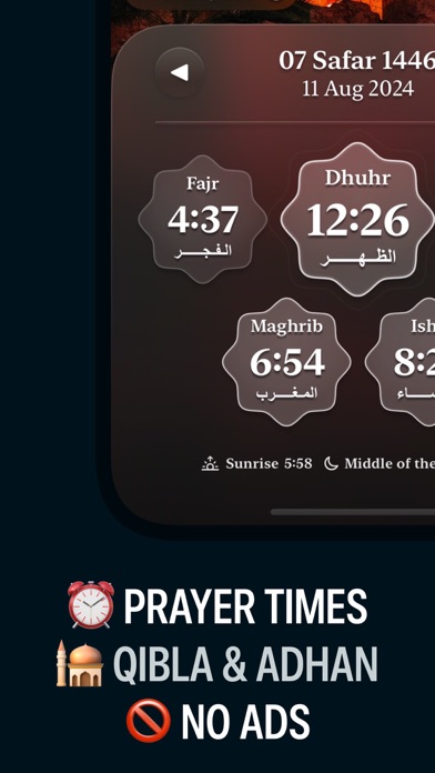 Prayer, Athan, Qibla: Sila Screenshot
