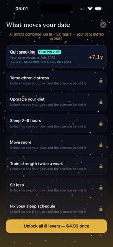 Yorick: Death Clock & Lifespan Screenshot 3 of 5