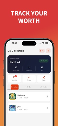TCG Card Scanner: Price Check iPhone screenshot