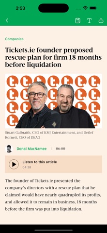 The Business Post screenshot