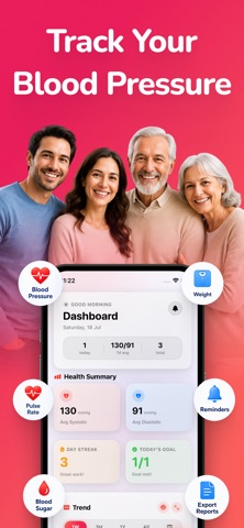 Blood Pressure Tracker - BPT Screenshot 1 of 5