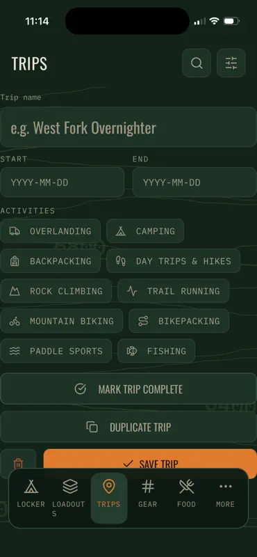 GearBox: Outdoor Gear Tracker screenshot 8 of 9