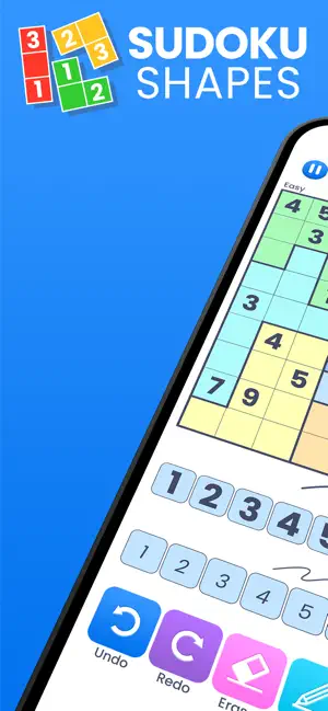 Sudoku Shapes - puzzling.com screenshot 1