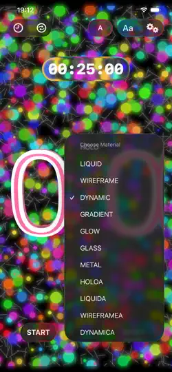 Capture d'écran de AskTimer3D sur iPhone 6