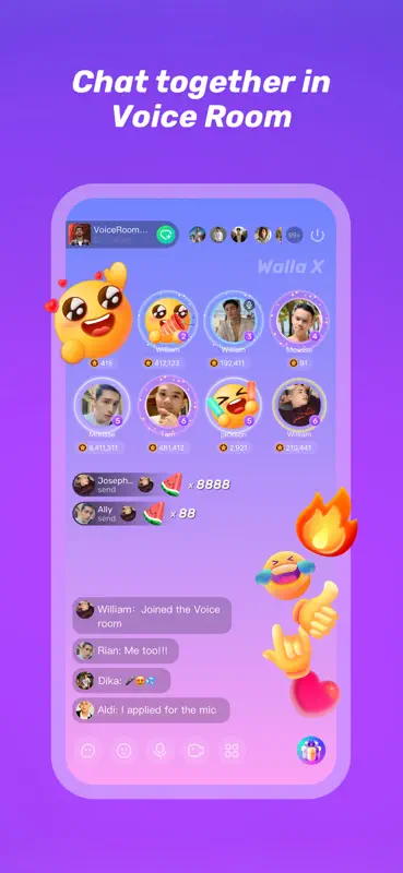 WallaX:chat and meet by HeeSay screenshot 3 of 6