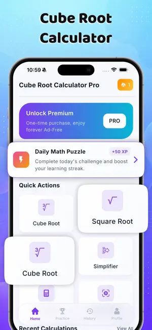 Cube Root Calculator Pro screenshot 1
