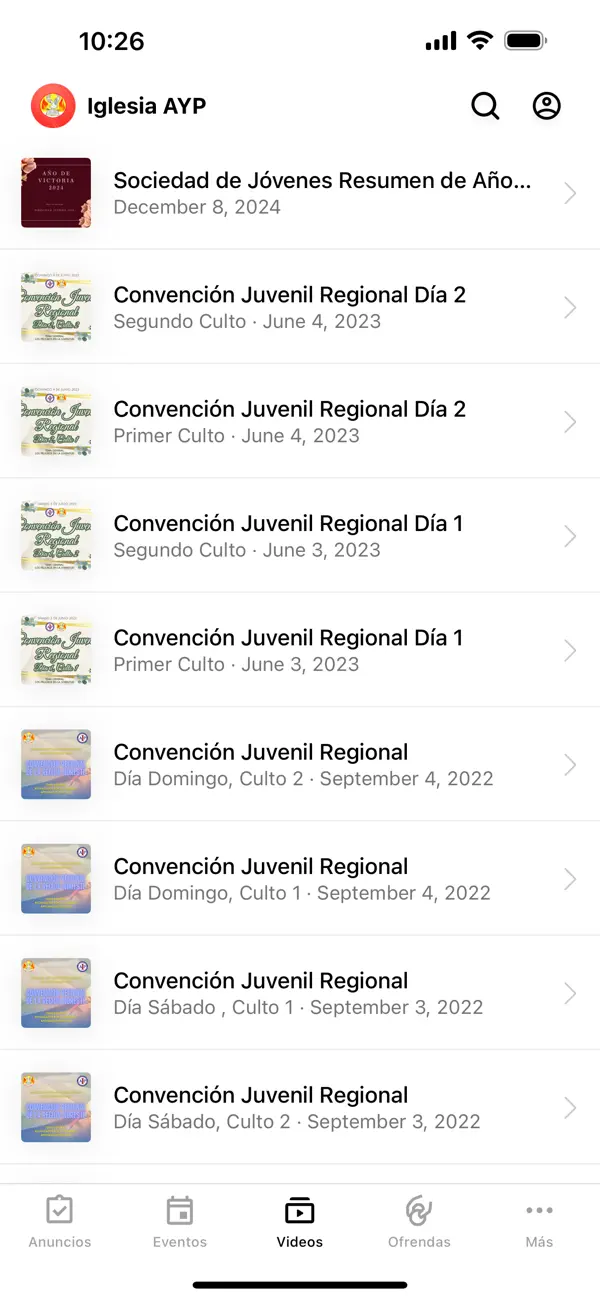 Screenshot #3 pour Iglesia Apostoles y Profetas