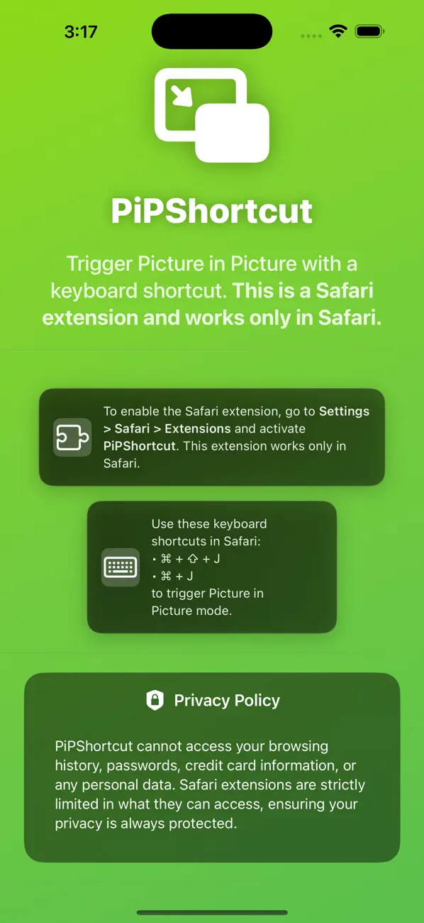 Screenshot #1 pour PiPShortcut
