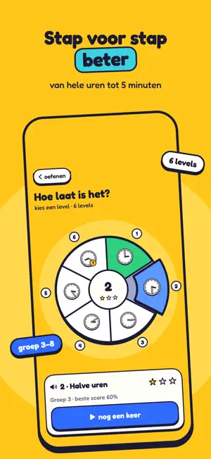 KlokWijs · Leer Klokkijken screenshot 4