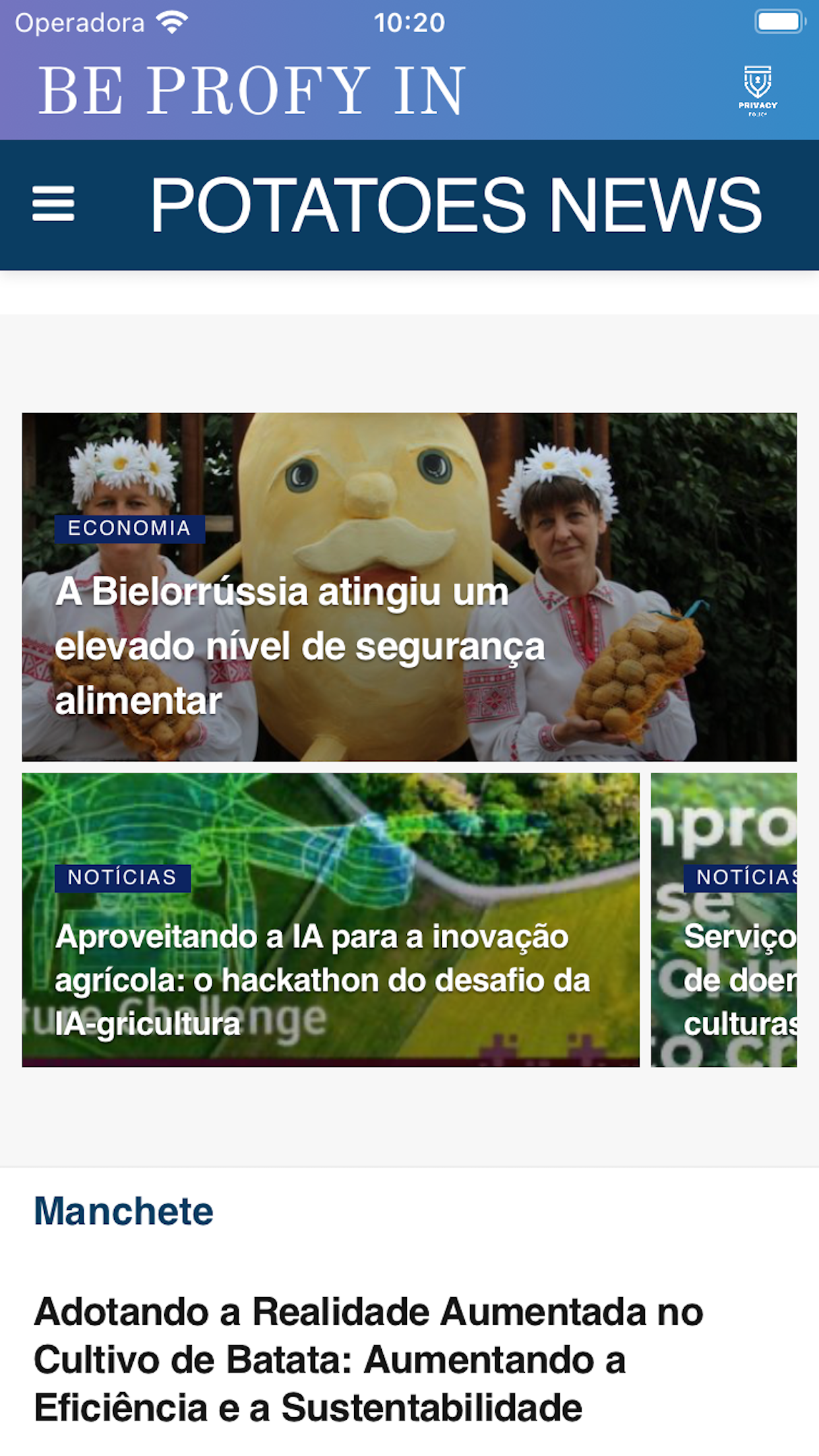 POTATOES NEWS