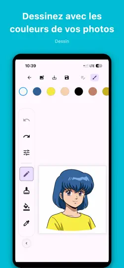Capture d'écran de Pick-to-Draw: Palette Photo sur iPhone 4