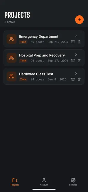 DHCompanion: Door Schedule screenshot 1