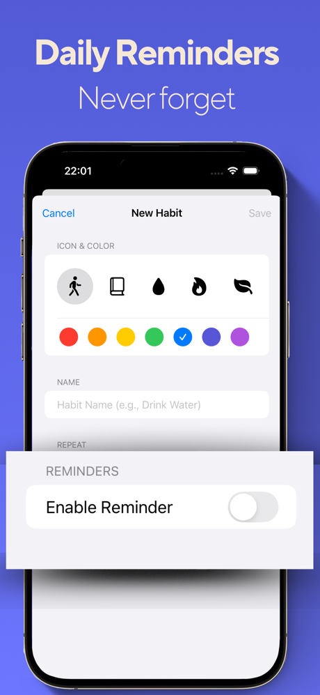 Habit Tracker: HabitFlow Screenshot