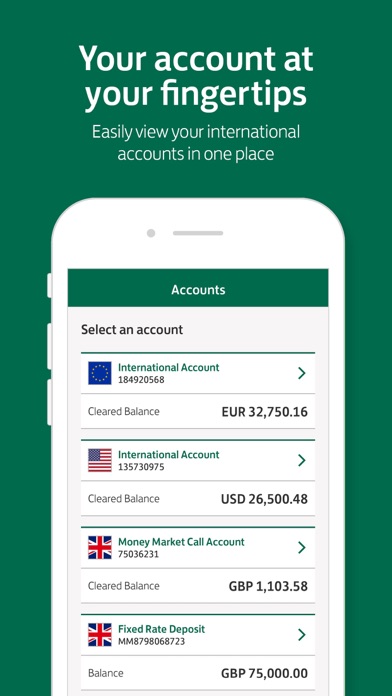 Lloyds Bank International Screenshot