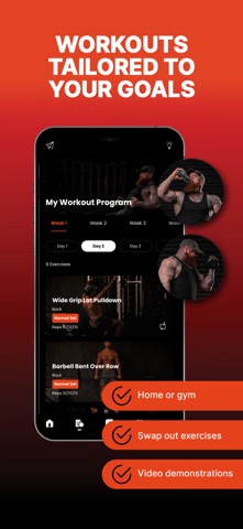 Demon Fitness iPhone screenshot