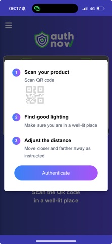 AuthNow – Product Verification iPhone screenshot 2