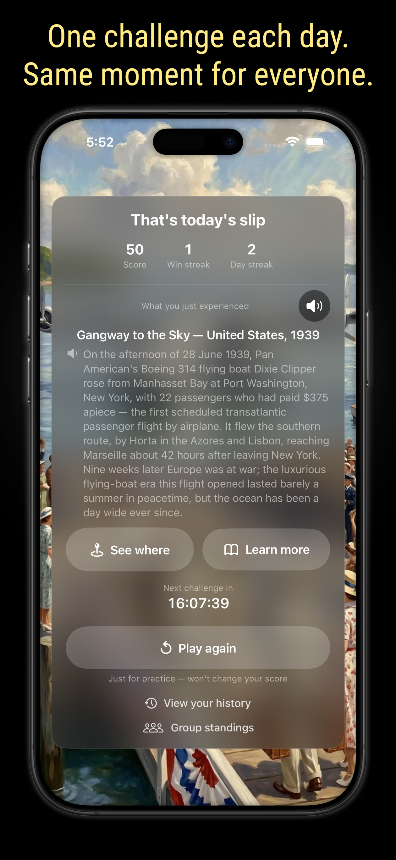 Timeslip: Guess Where & When screenshot 4