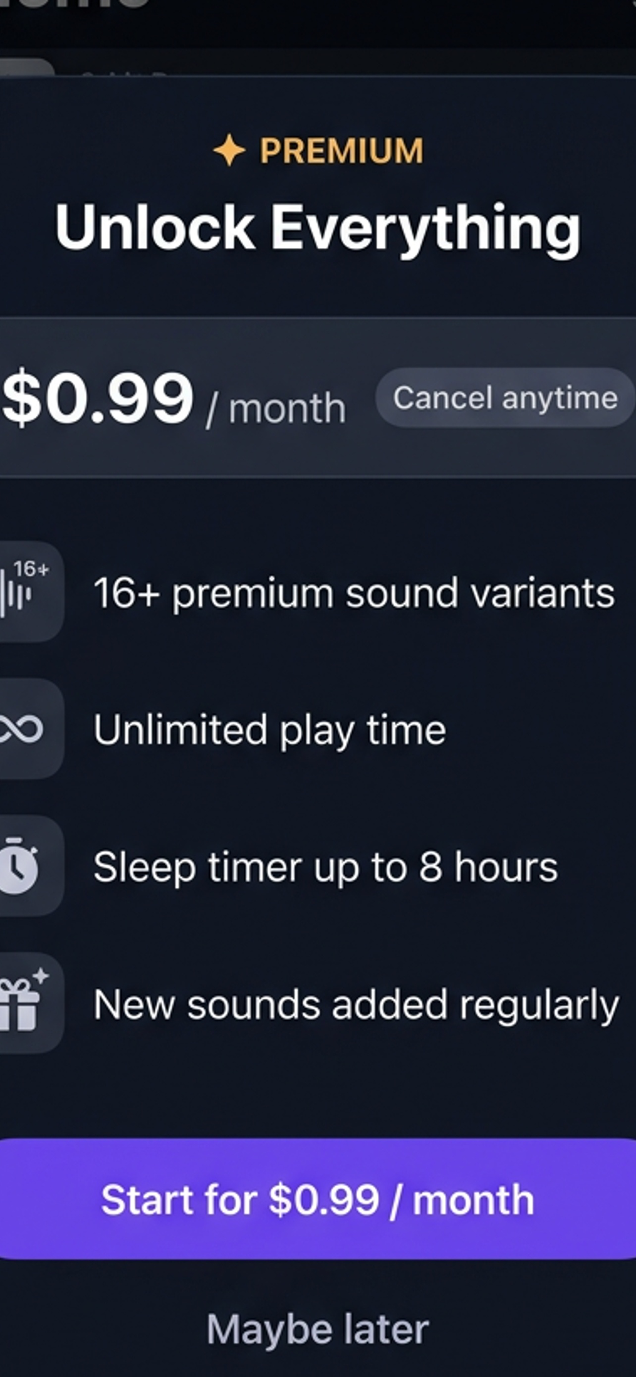 Simple Sounds White Noise screenshot 5