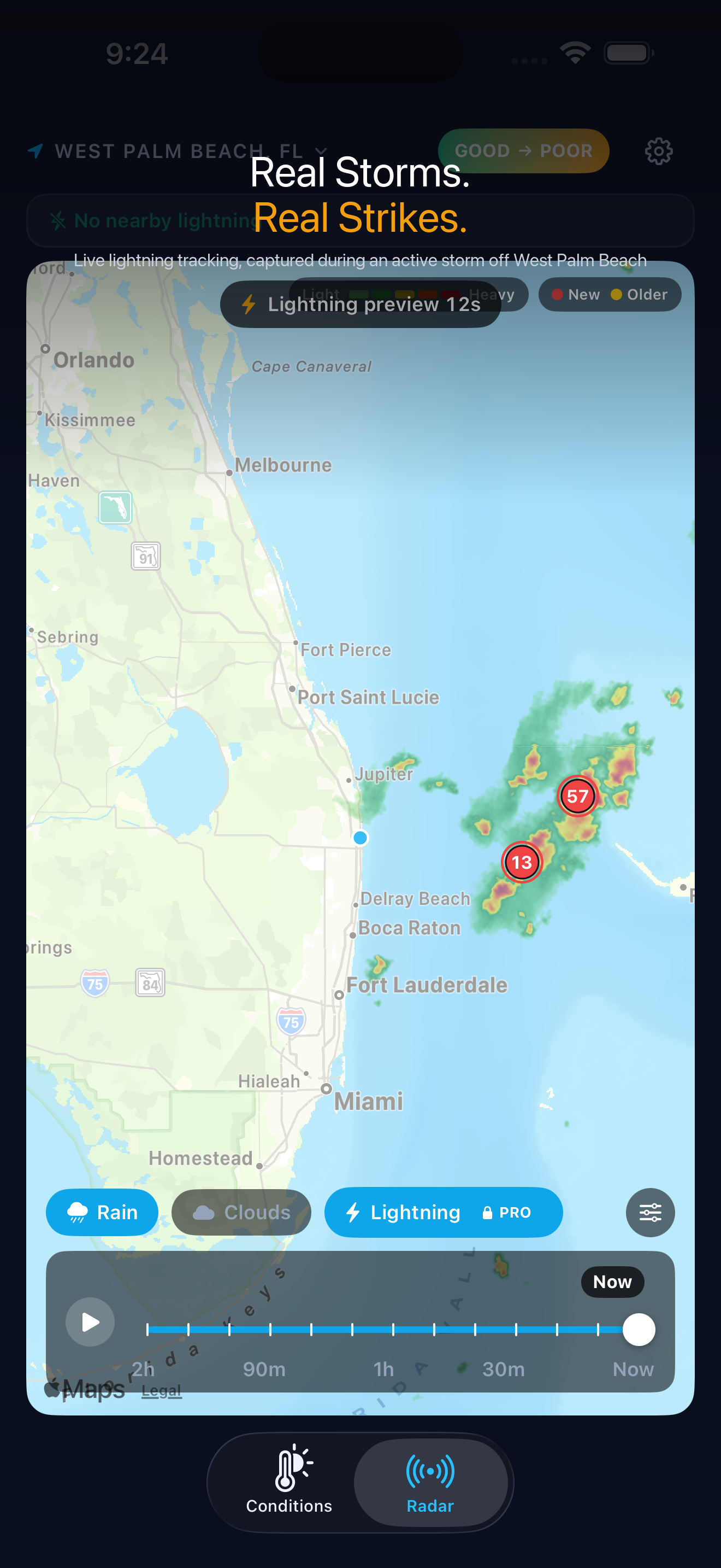HarborCast: Radar & Lightning screenshot 4