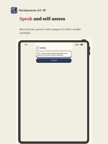 Norskprøven: Norwegian A2 B1 iPad screenshot