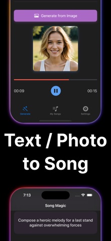 AI Song Generator: Music Magic iPhone screenshot
