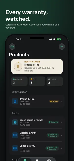 Kover – Warranties & Receipts screenshot 4