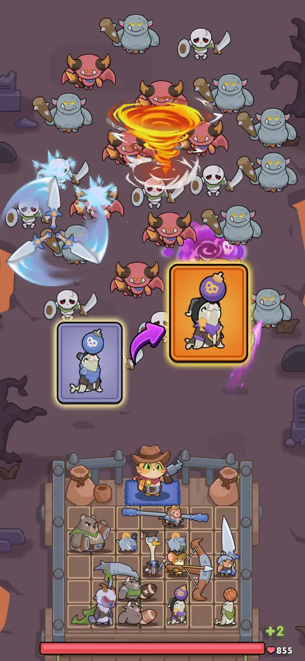 Rumble Paws: Backpack Battle Hack screenshot 3 - iOS game interface