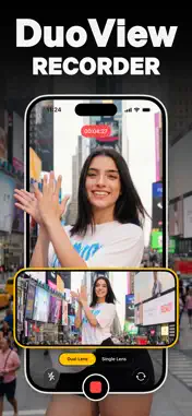 DuoView - Dual Camera Recorder screenshot 1