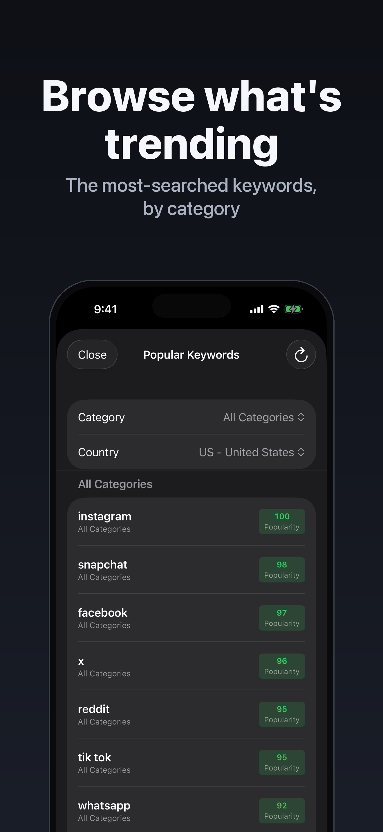 ASO Keyword Tracker - Kranked screenshot 4
