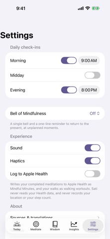 Sati — Everyday Mindfulness Screenshot 10 of 10